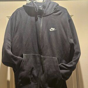 Black Nike Zip -up Hoodie